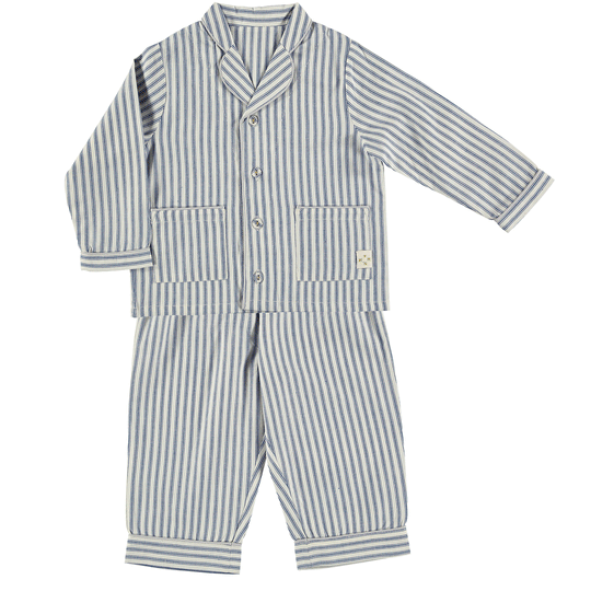 Mini Check Blue Unisex Pyjama set