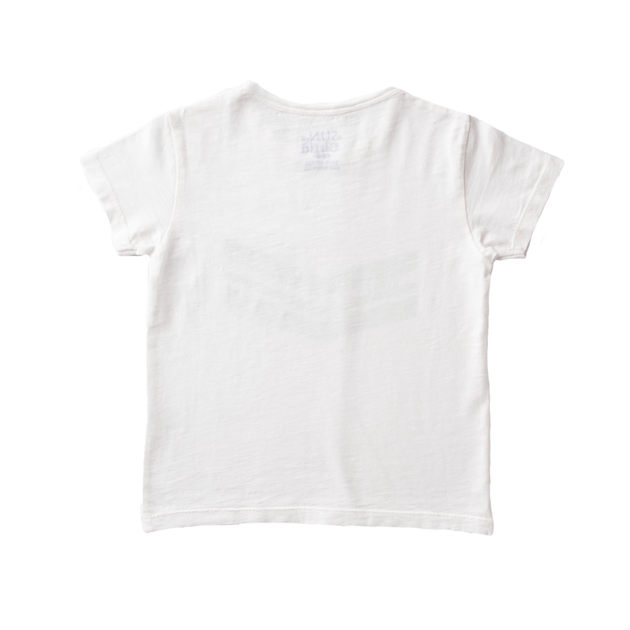 T-shirt Super Stripe Ecru/Bluette